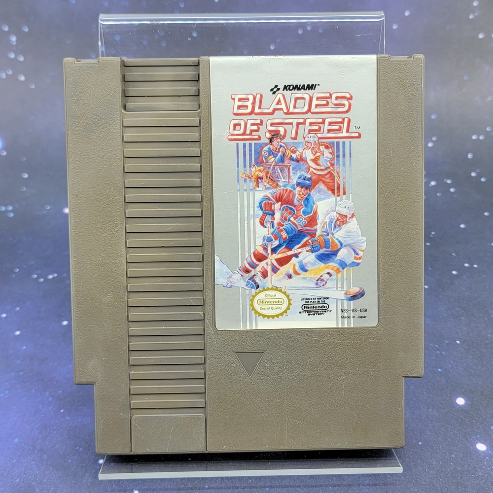Blades of Steel Nintendo NES Konami Hockey Video Game Cartridge NES-VS-USA